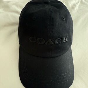 Coach Black Cotton Cap